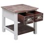 Voir la diapositive 4 : VIDAXL Table d'appoint Marron 40x40x40 cm Bois de Paulownia