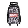 Voir la diapositive 1 : Bagtrotter Sac à dos à roulettes Avengers noir – bagtrotter