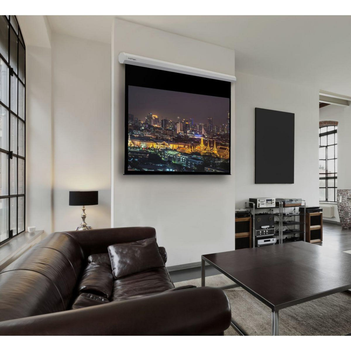 INSTAAL Ecran de projection 200x114 cm motorisé 16:9 Insmot