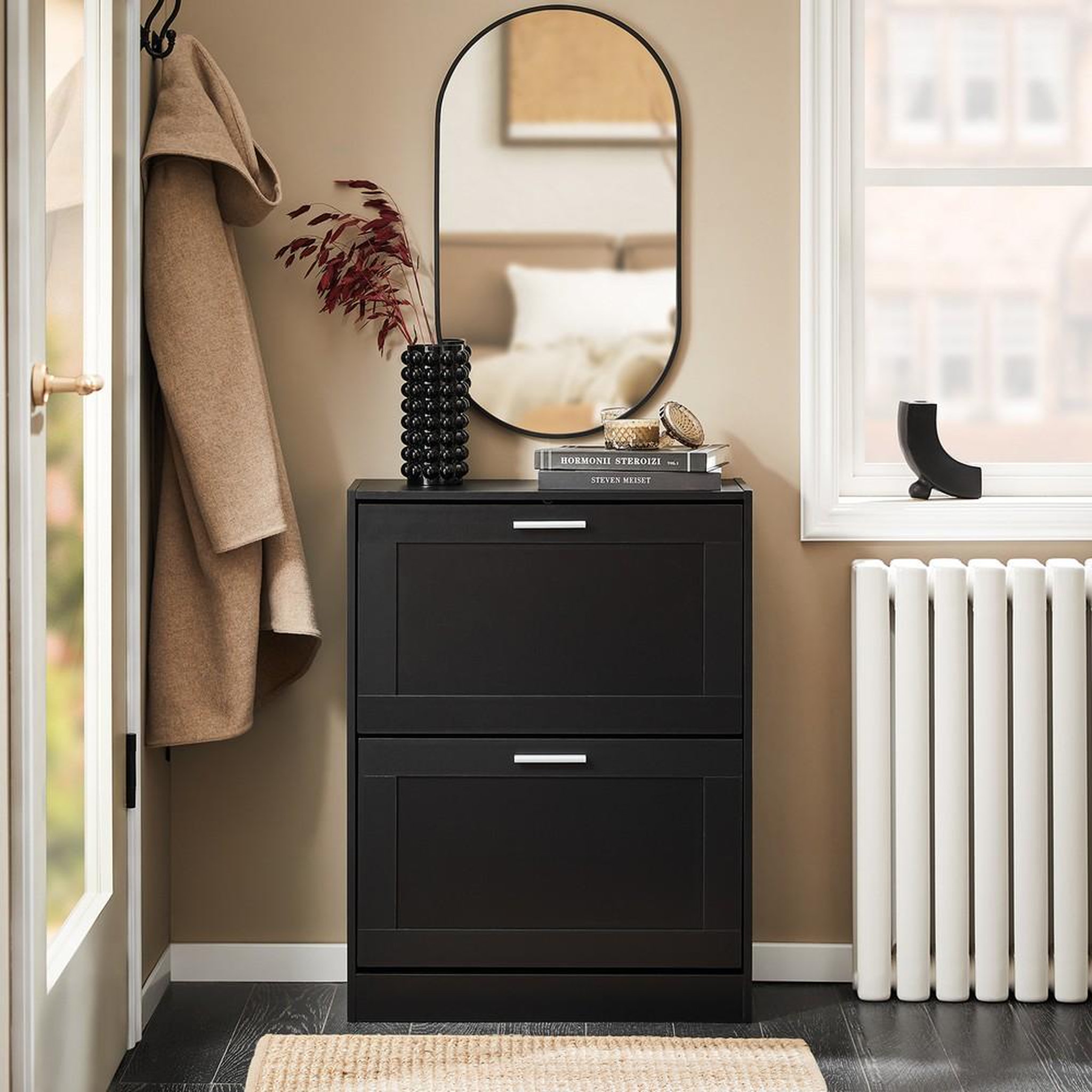 Voir la diapositive 2 : SOBUY SoBuy - Meuble À Chaussures 2 portes - Rustique - FSR137