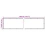 Voir la diapositive 6 : VIDAXL Ecran d'intimite de balcon anthracite 300x75 cm PVC