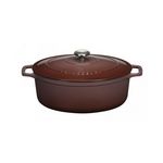 Chasseur Daubière en fonte émaillée 33cm bois de rose - puc473362