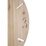Voir la diapositive 3 : Paris Prix Horloge Murale Design  Wordy  60cm Naturel & Noir