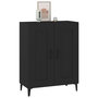 Voir la diapositive 5 : VIDAXL Buffet Noir 69,5x34x90 cm Bois d'ingenierie