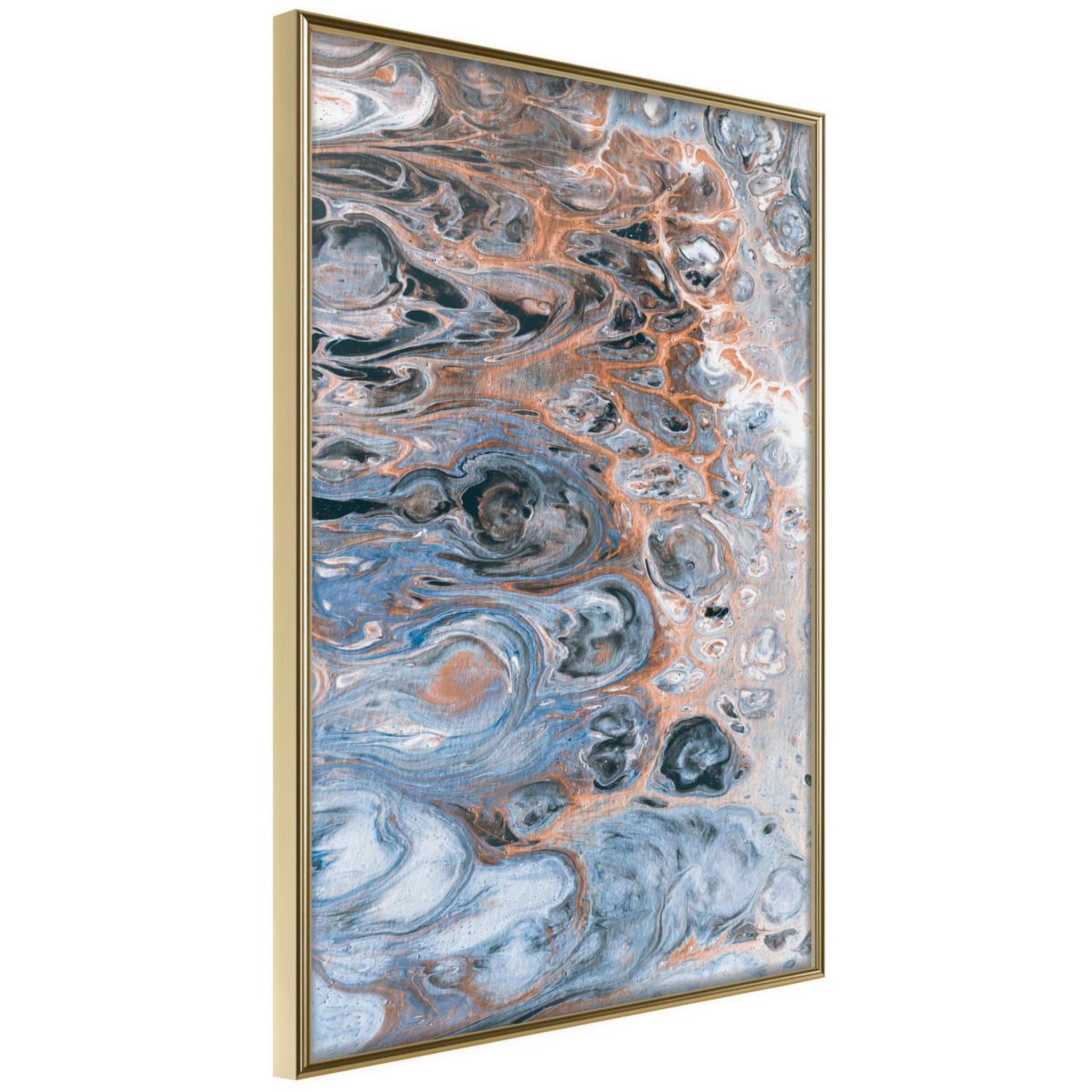 Voir la diapositive 1 : Paris Prix Affiche murale encadrée  surface of the unknown planet iii