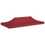 Voir la diapositive 1 : VIDAXL Toit de tente de reception 6x3 m Bordeaux 270 g/m^2