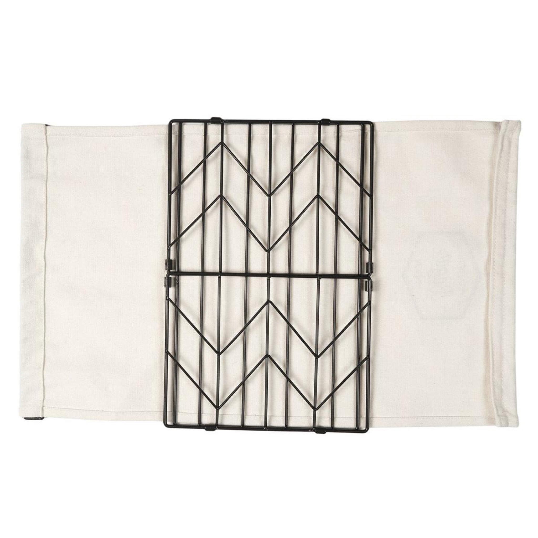 Voir la diapositive 4 : The Home Deco Factory Bac de rangement  mon petit bazar  35cm noir