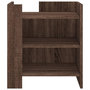 Voir la diapositive 4 : VIDAXL Table de chevet chene marron 45x50x50 cm bois d'ingenierie