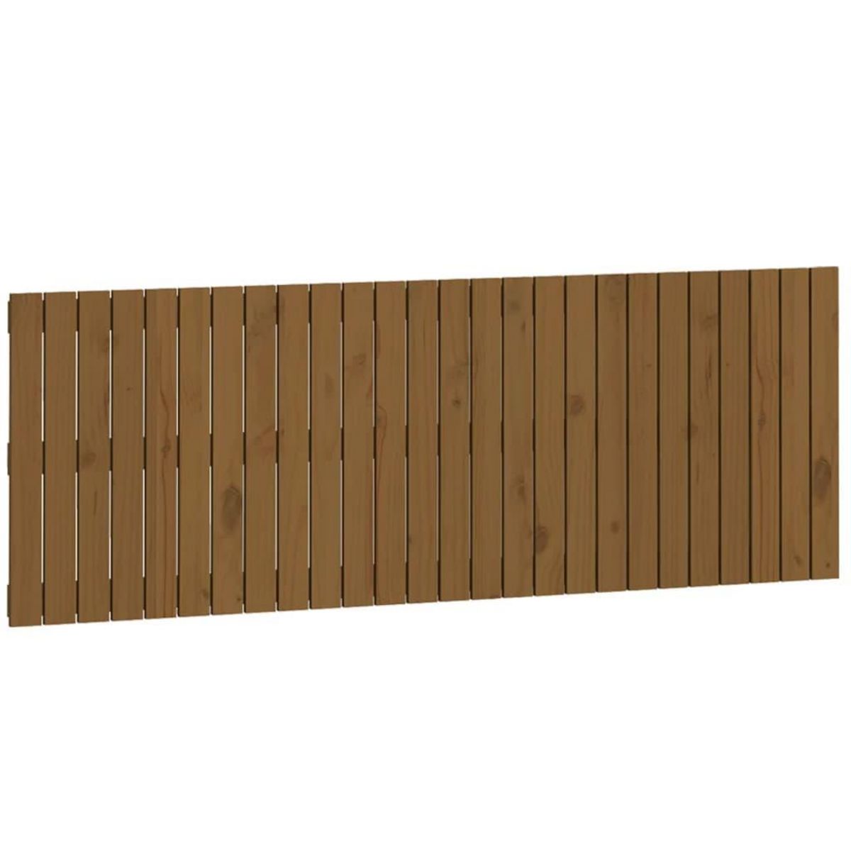 VIDAXL Tete de lit murale Marron miel 166x3x60 cm Bois massif de pin