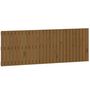 Voir la diapositive 2 : VIDAXL Tete de lit murale Marron miel 166x3x60 cm Bois massif de pin