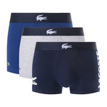 Lacoste X3 Boxers /Bleu Homme  acoste Stret. Coloris disponibles : Bleu