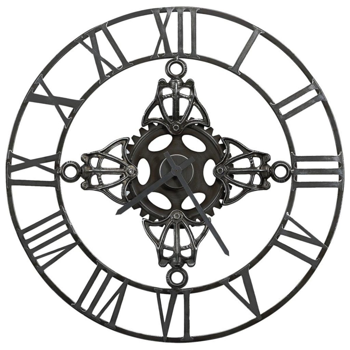 VIDAXL Horloge murale Argente 78 cm Metal