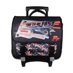 Bagtrotter BAGTROTTER Cartable à roulettes 38 cm Fast And Furious Noir