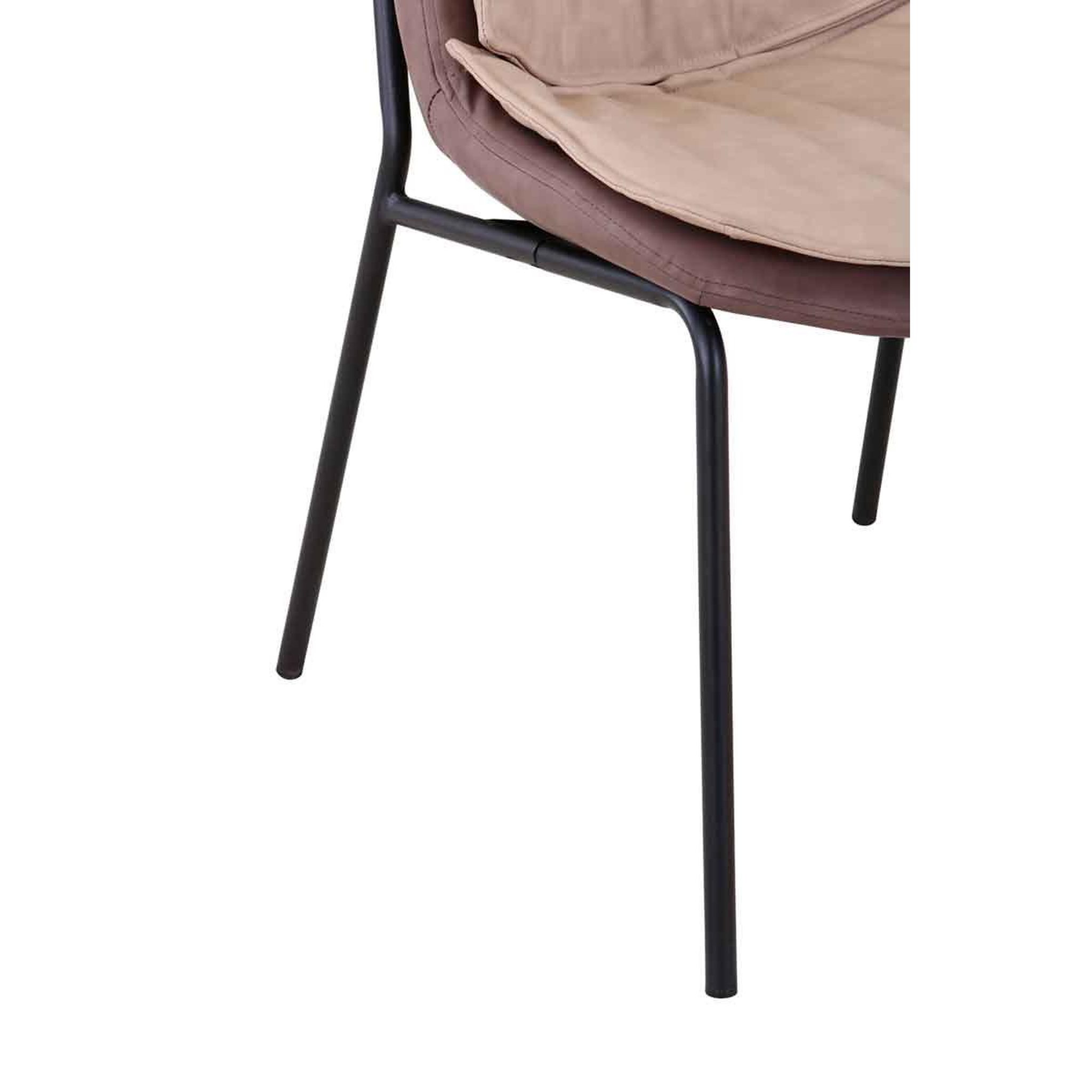 Voir la diapositive 6 : Paris Prix Chaise design  brady  84cm beige & marron