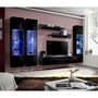Voir la diapositive 4 : Paris Prix Meuble TV Mural Design  Fly III  310cm Noir