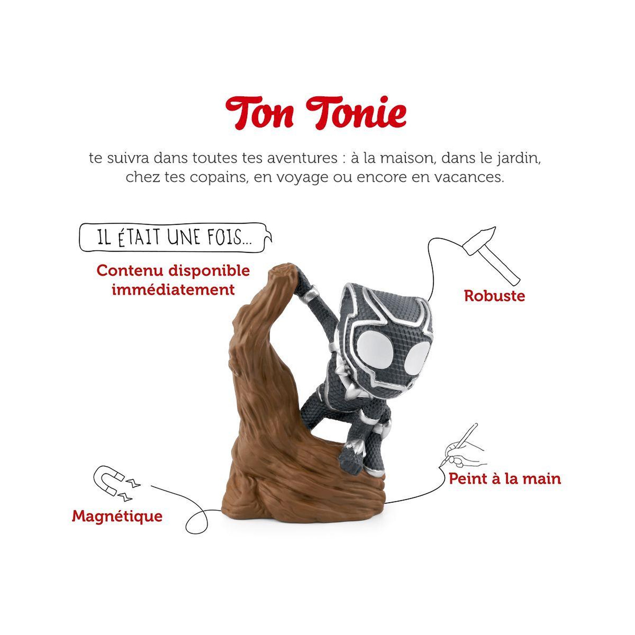 Voir la diapositive 2 : TONIES Jeu éducatif Spidey - Black Panther
