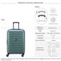 Voir la diapositive 2 : Delsey Valise rigide Shadow 5.0 Polycarbonate TSA 66cm