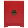 Voir la diapositive 2 : VIDAXL Table de chevet Rouge 38 x 28 x 52 cm Bois de Paulownia