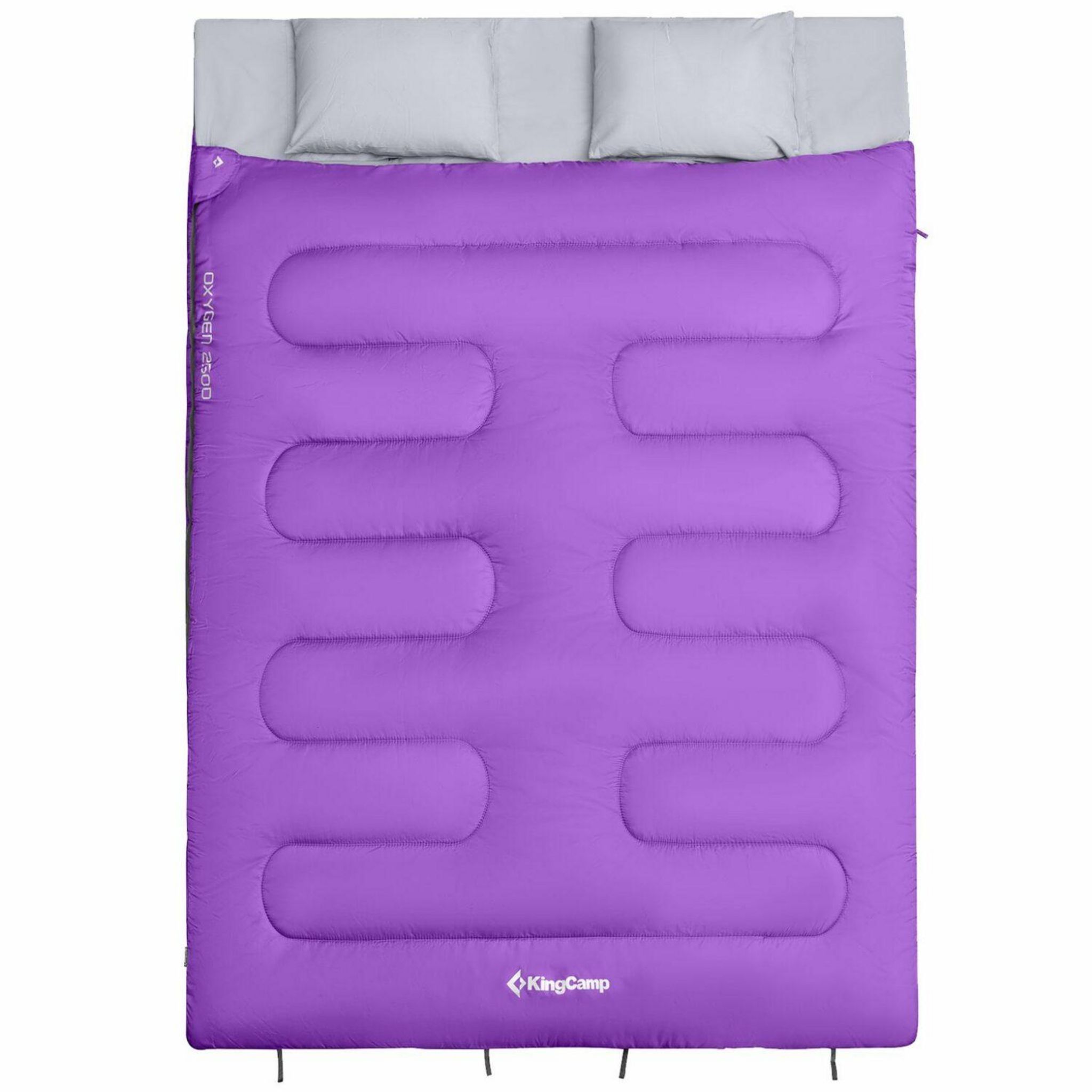 KINGCAMP Sac de couchage 2 places Kingcamp Modèle Oxygen Violet