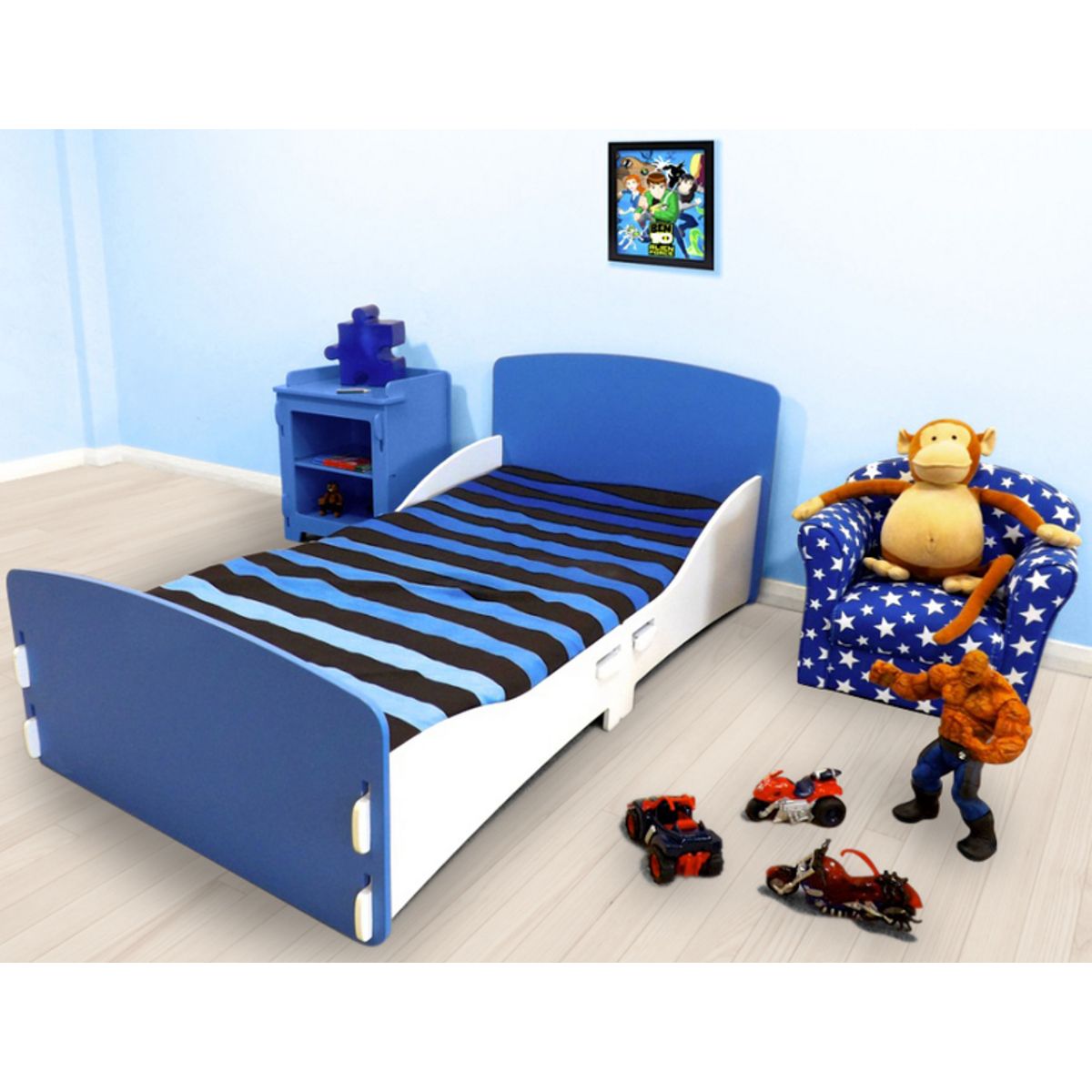 Lit enfant EASY montage facile avec sommier 70x140