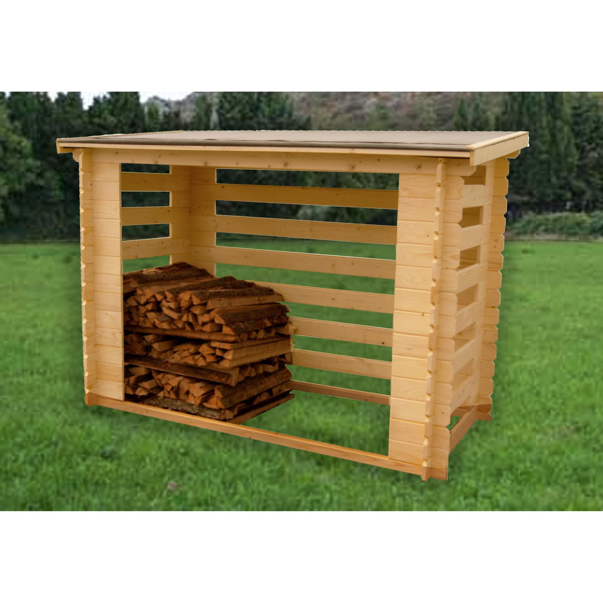 Habrita Bûcher- Bois 4 stères - 1,9m²