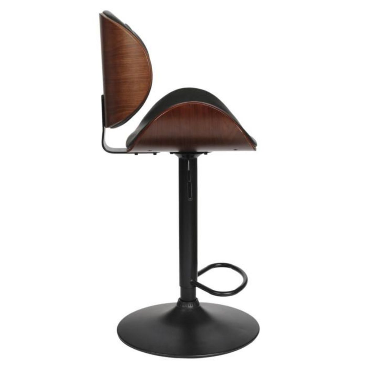 Paris Prix Chaise de Bar Rétro Design  Nash  97-118cm Noir