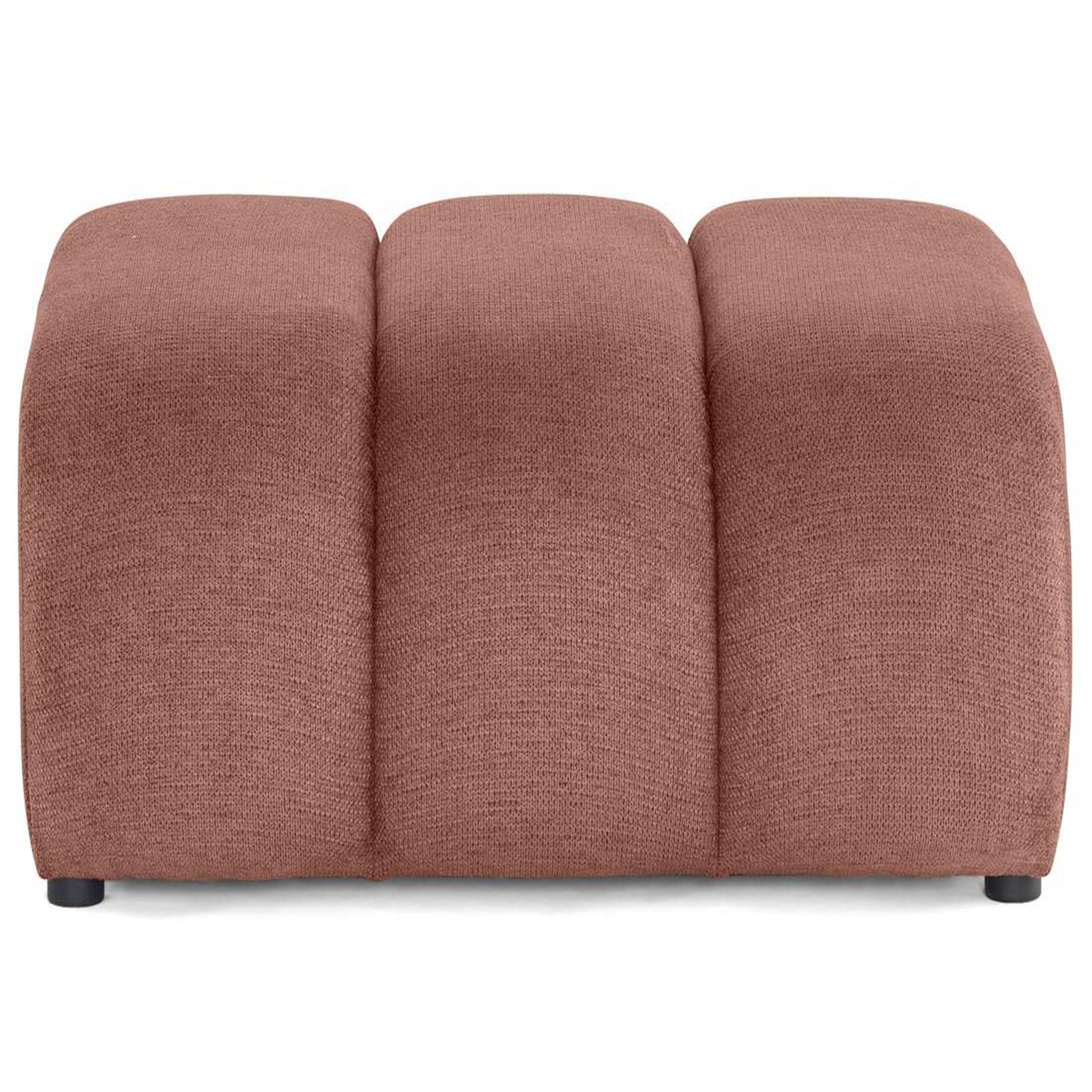 Voir la diapositive 1 : LISA DESIGN Debbie - pouf en tissu texturé