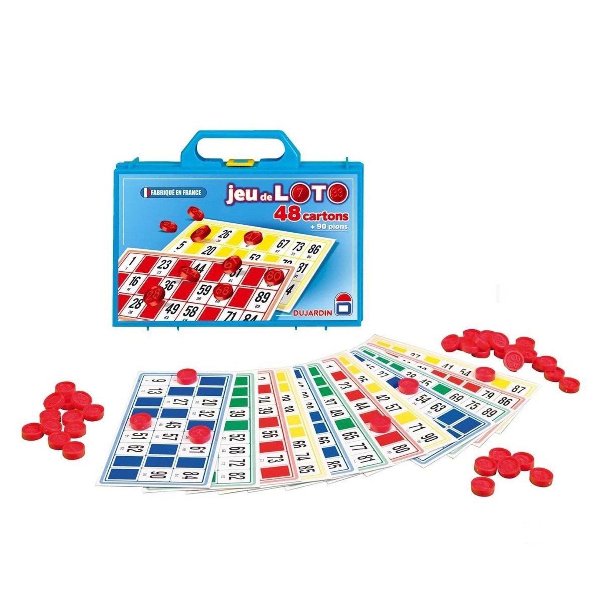 Voir la diapositive 3 : DUJARDIN Jeu de Loto 48 cartons