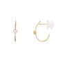 Voir la diapositive 1 : L'ATELIER D'AZUR Boucles d'Oreilles Or Jaune et Zirconiums