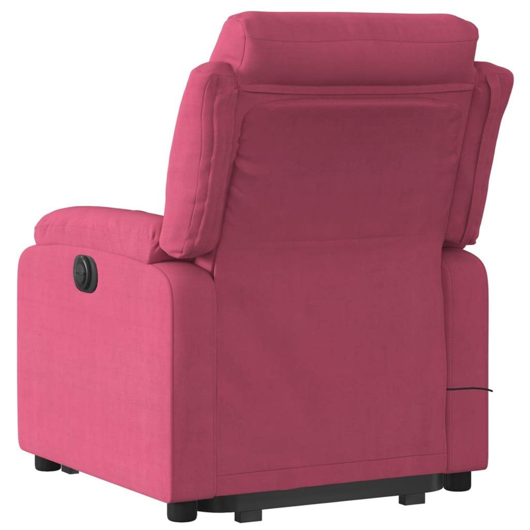 Voir la diapositive 5 : VIDAXL Fauteuil inclinable de massage electrique rouge bordeaux