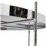 Voir la diapositive 4 : Paris Prix Table Basse Design en Verre  Rona  83cm Chromé