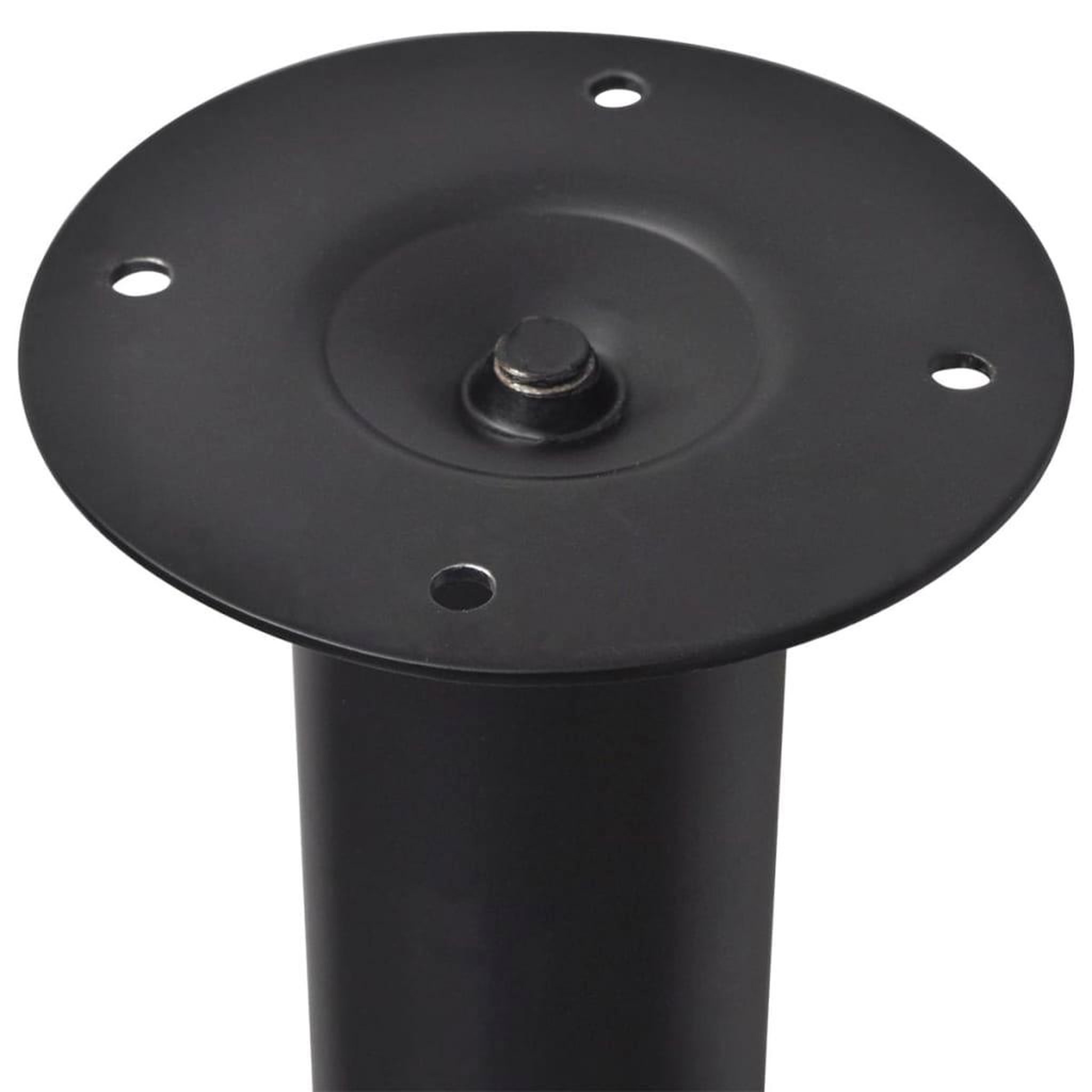 Voir la diapositive 4 : VIDAXL Pied de table telescopique 2 pcs Noir 710 mm - 1100 mm