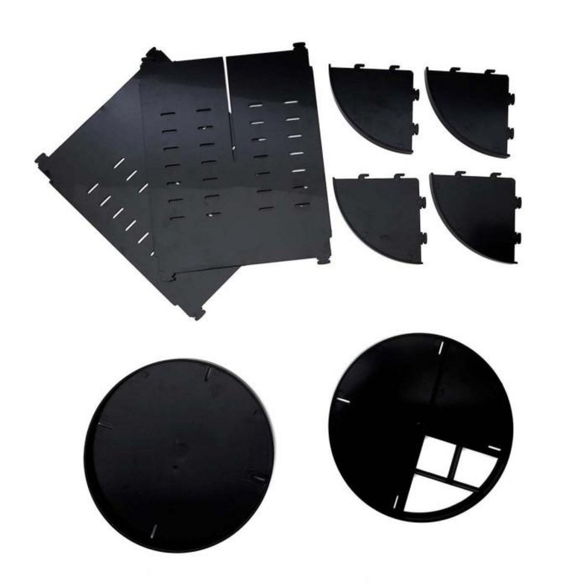 Paris Prix Carrousel de Maquillage  Rotation  30cm Noir