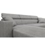 Voir la diapositive 7 : Canapé d'angle convertible réversible 5 places avec niche de rangement fixe à droite tissu STYL 