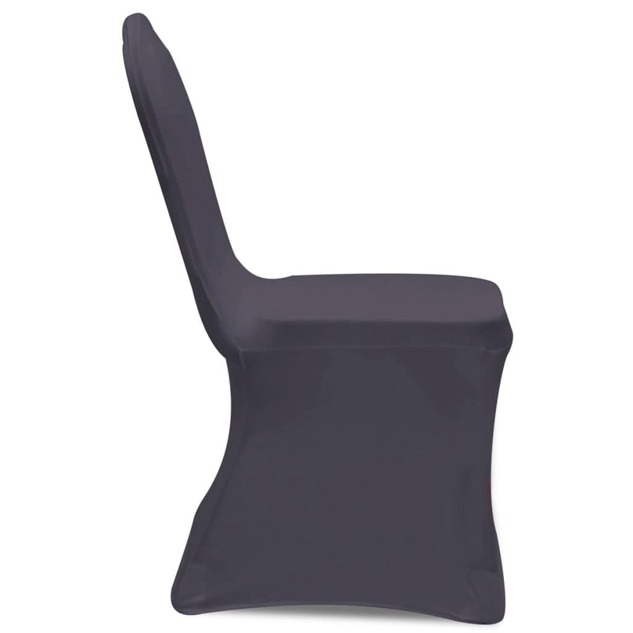 Voir la diapositive 4 : VIDAXL Housse de chaise extensible 6 pcs anthracite