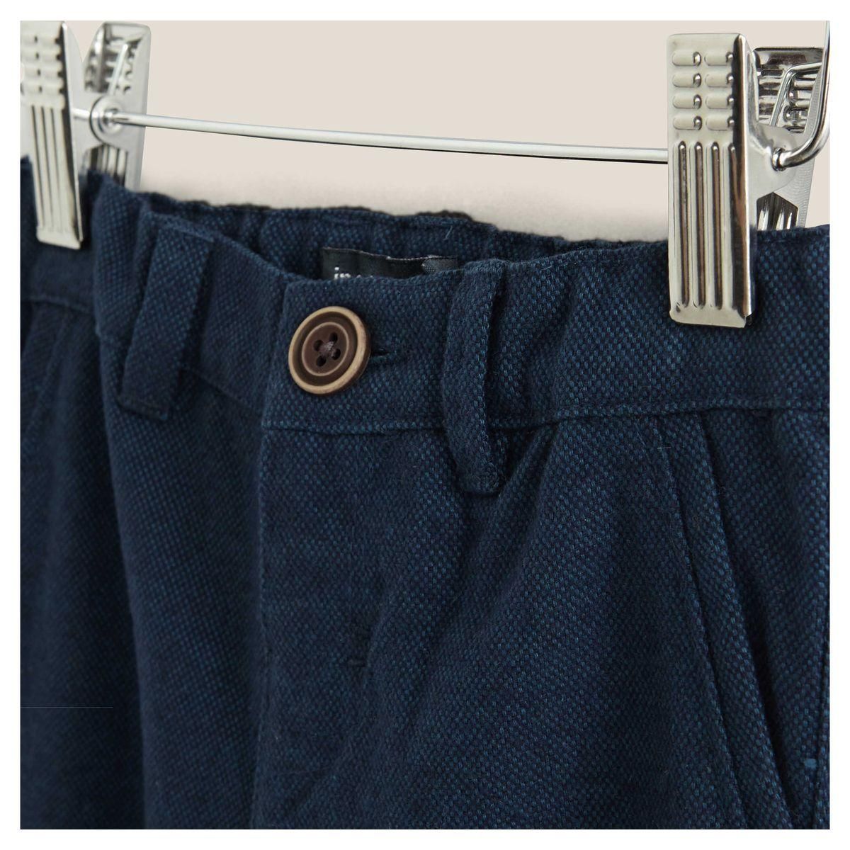 IN EXTENSO Pantalon à bretelles bébé garçon