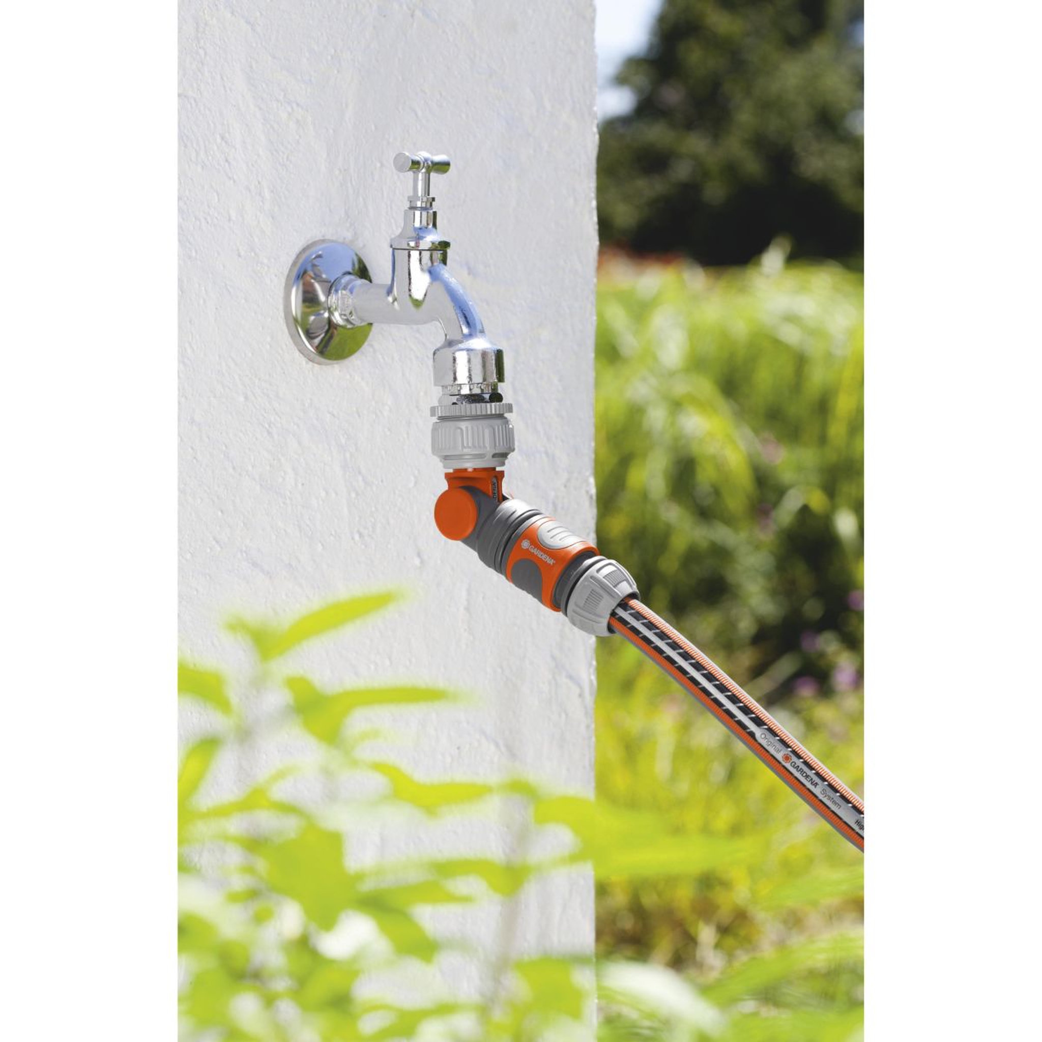 GARDENA Nez de robinet coudé et articulé 