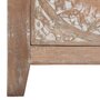 ATMOSPHERA Table de chevet ethnique Shirel - L. 40 x H. 45 cm - Marron