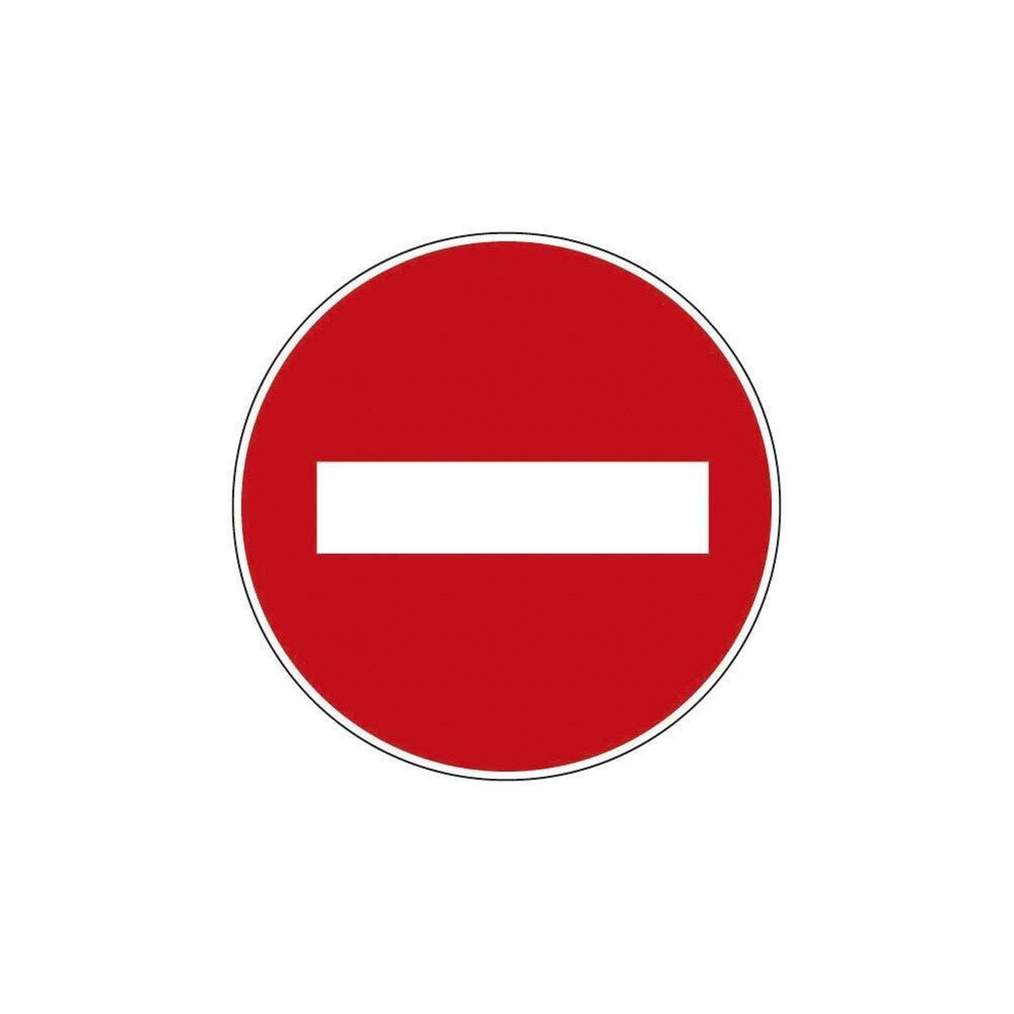 NOVAP Panneau d'interdiction   sens interdit -4060101