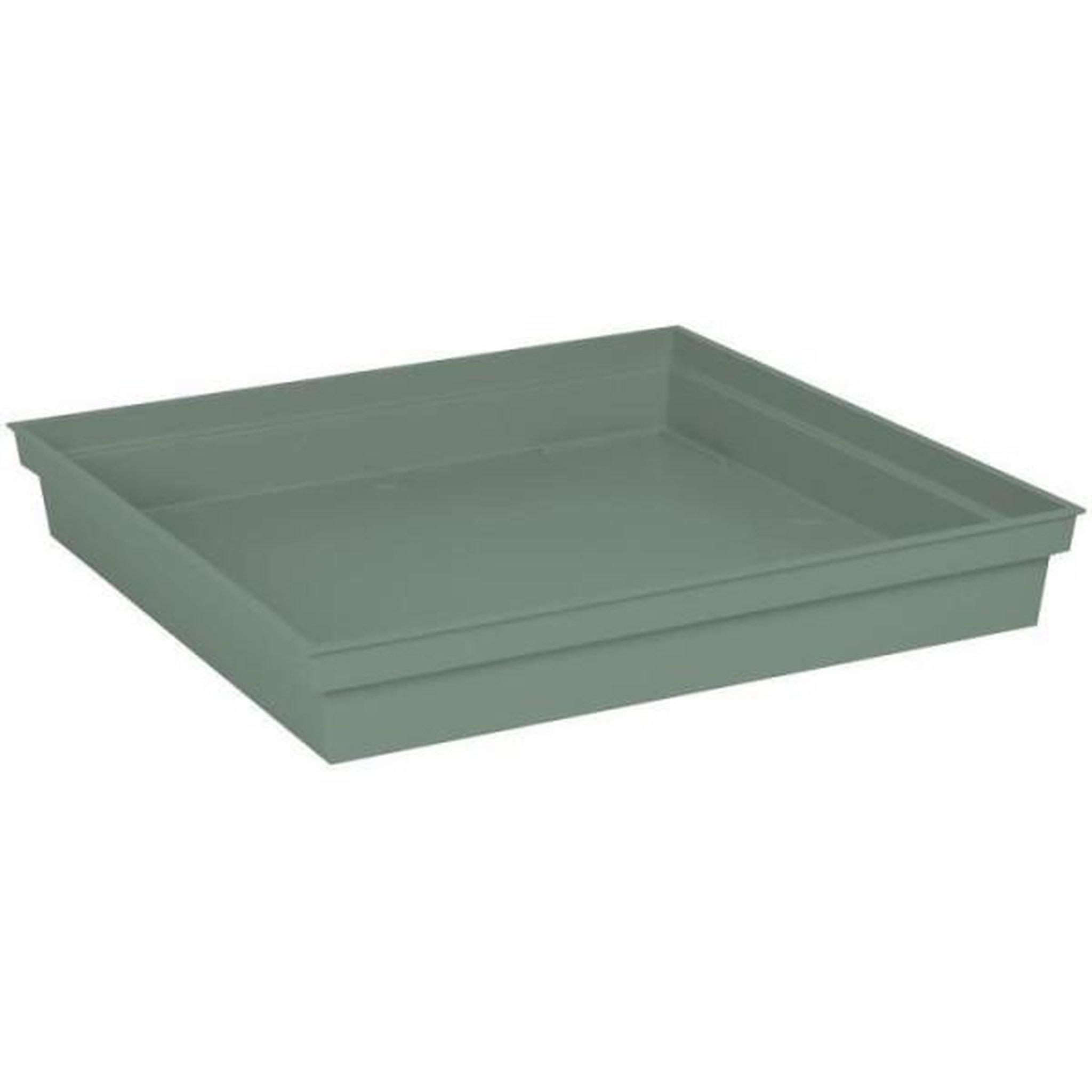 Voir la diapositive 2 : Eda Soucoupe toscane carrée 39 cm - vert laurier - eda