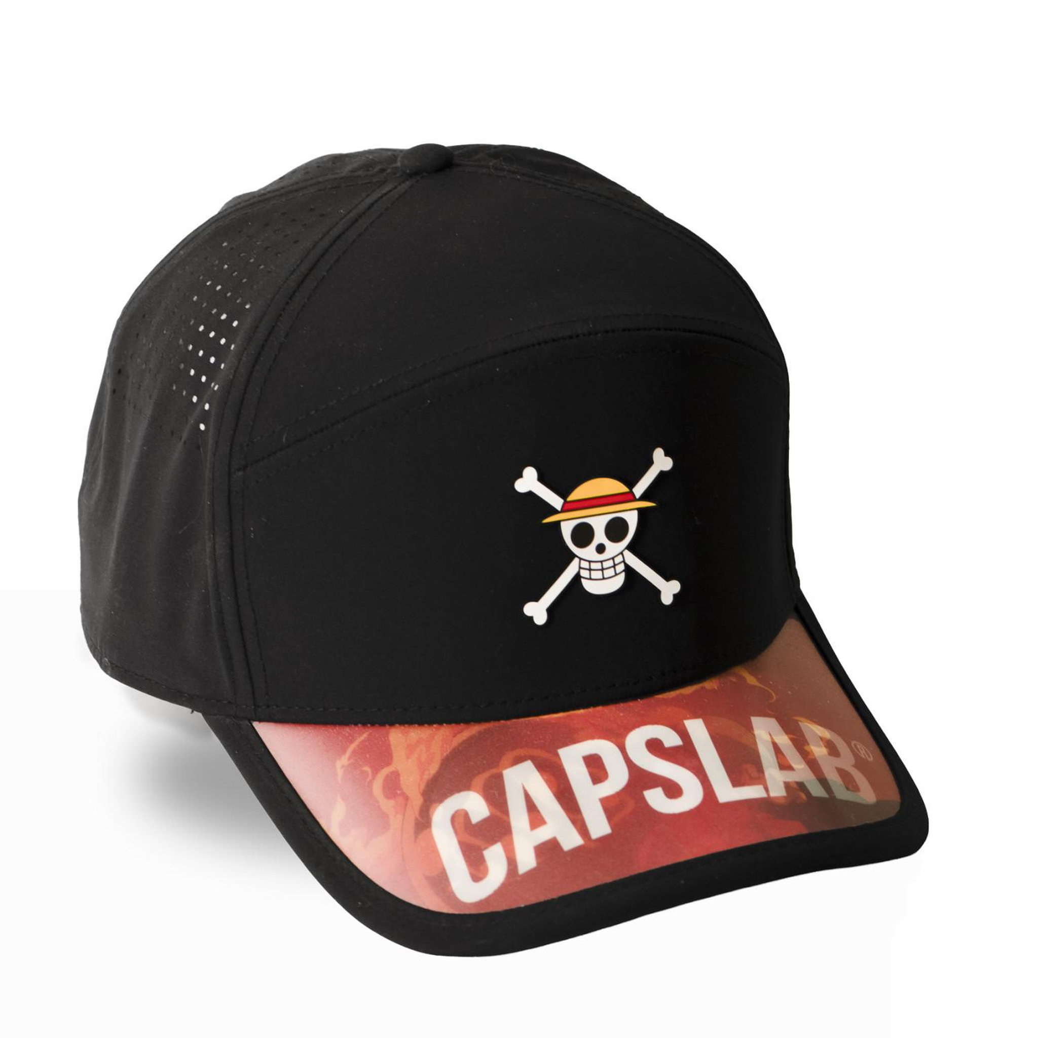 Voir la diapositive 4 : CAPSLAB Casquette 6 Pans visière 3D One Piece Pirates