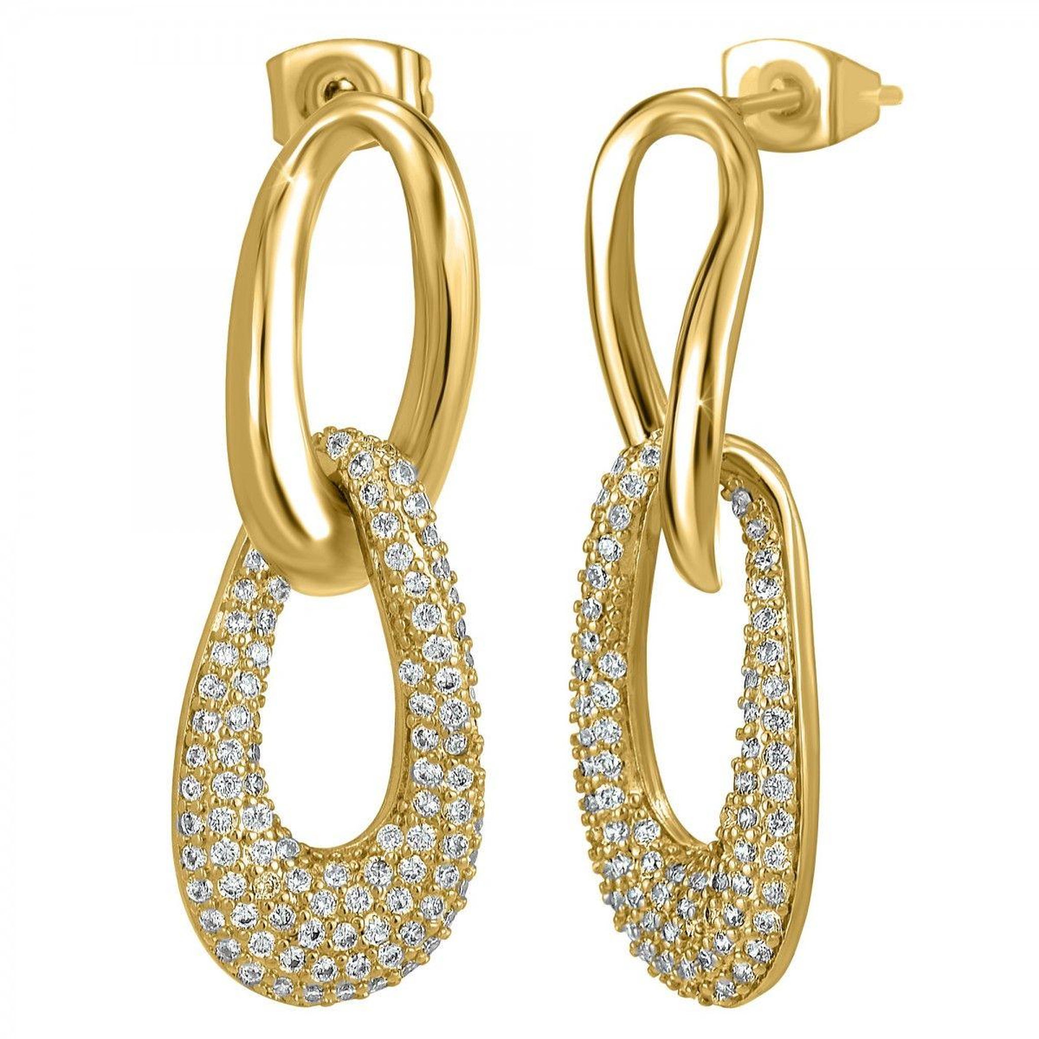 Voir la diapositive 1 : SC BOHEME Boucles d'oreilles SC Bohème ornées de Zirconium