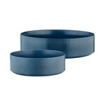 BJORN Saladier SCANDI Ø21,5cm et Ø27,5cm - 2 pièces - Marine