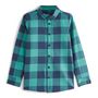 Voir la diapositive 3 : IN EXTENSO Chemise manches longues à carreaux garçon