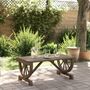 Voir la diapositive 3 : VIDAXL Table basse de jardin 90x50x40 cm bois de sapin massif