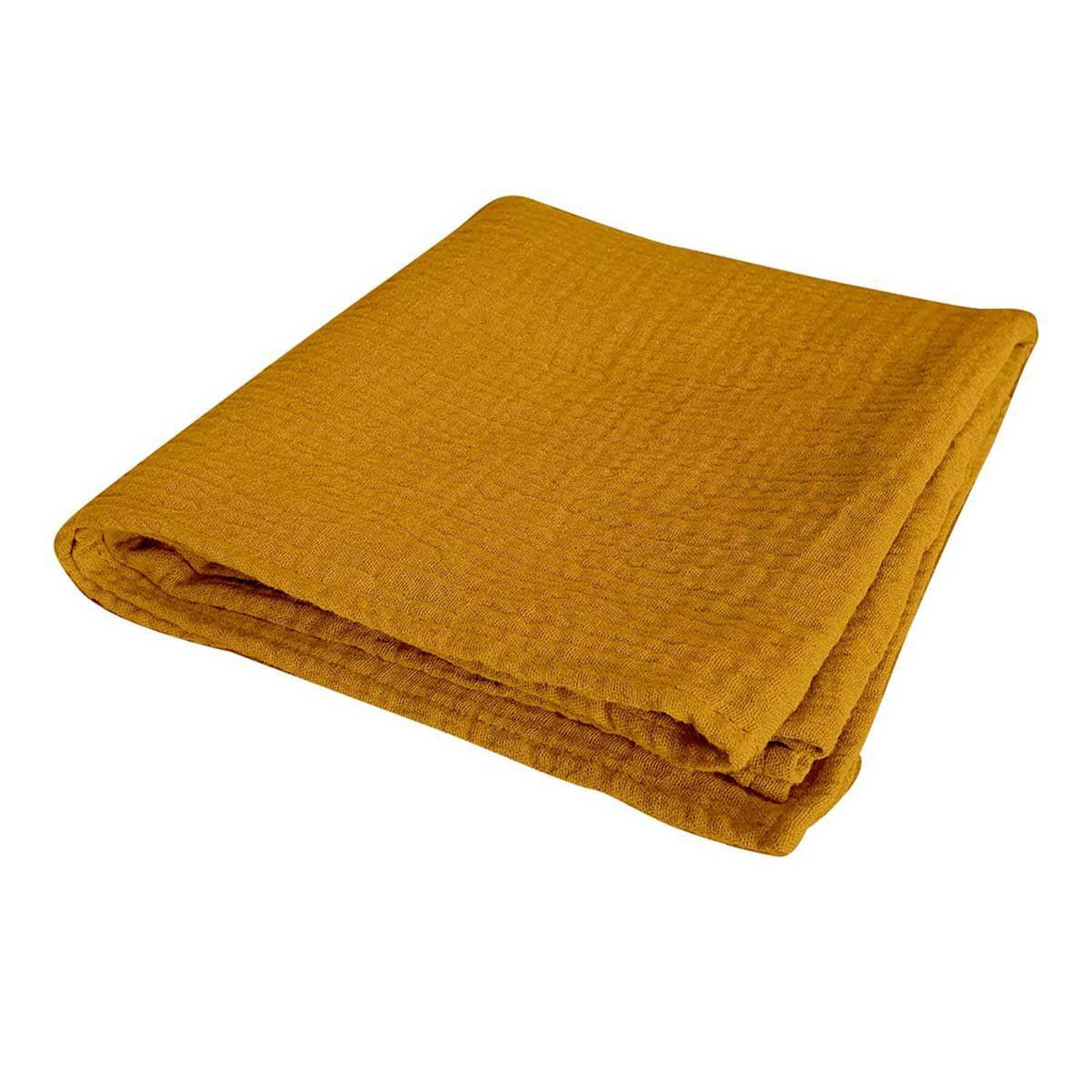 Voir la diapositive 2 : BEBE DOUCEUR Drap housse bébé  extensible  60x120cm moutarde