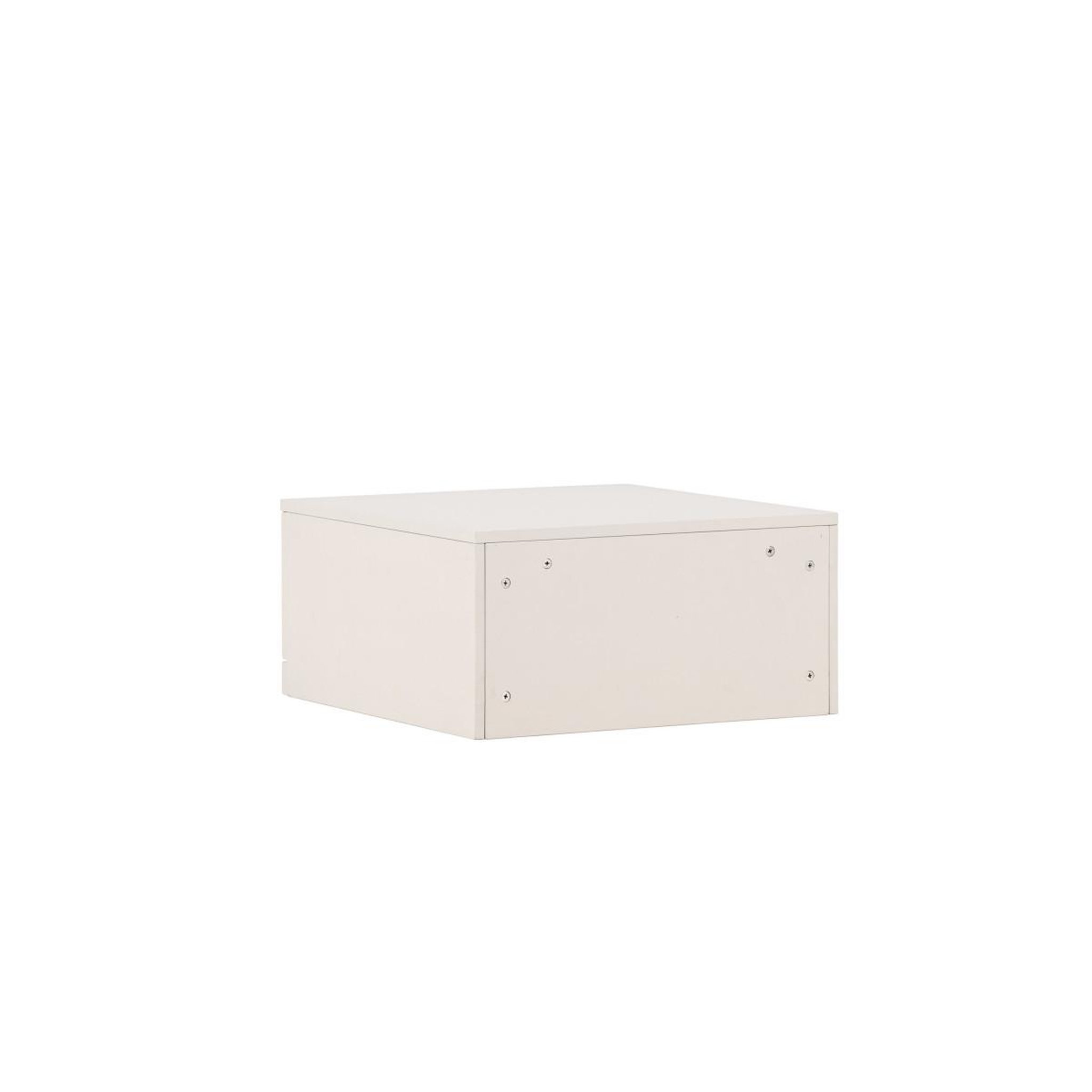 Voir la diapositive 4 : Paris Prix Table de chevet 2 tiroirs  nice  29cm beige