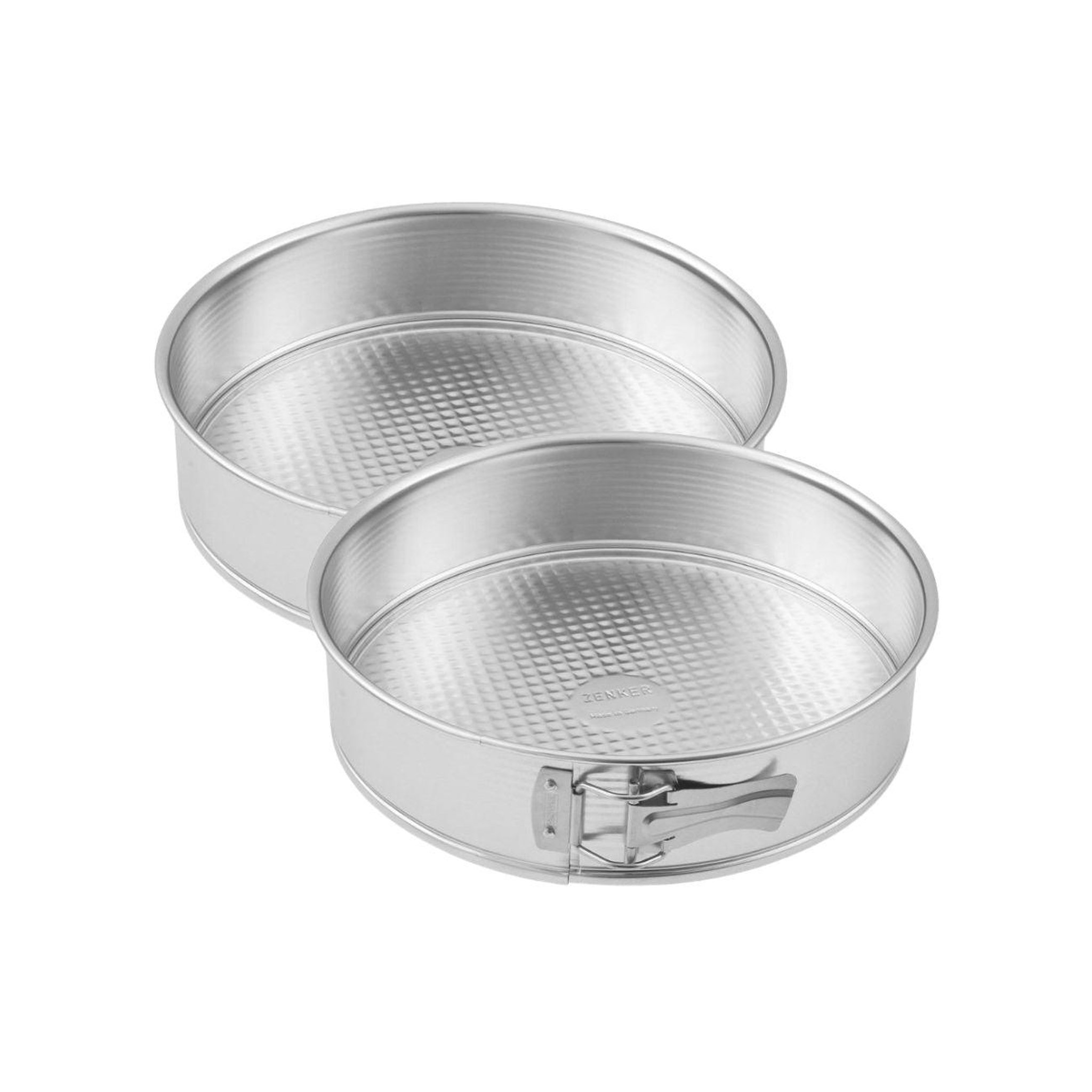 ZENKER Ensemble de 2 moules à manqué à charnière 28 cm zenker silver