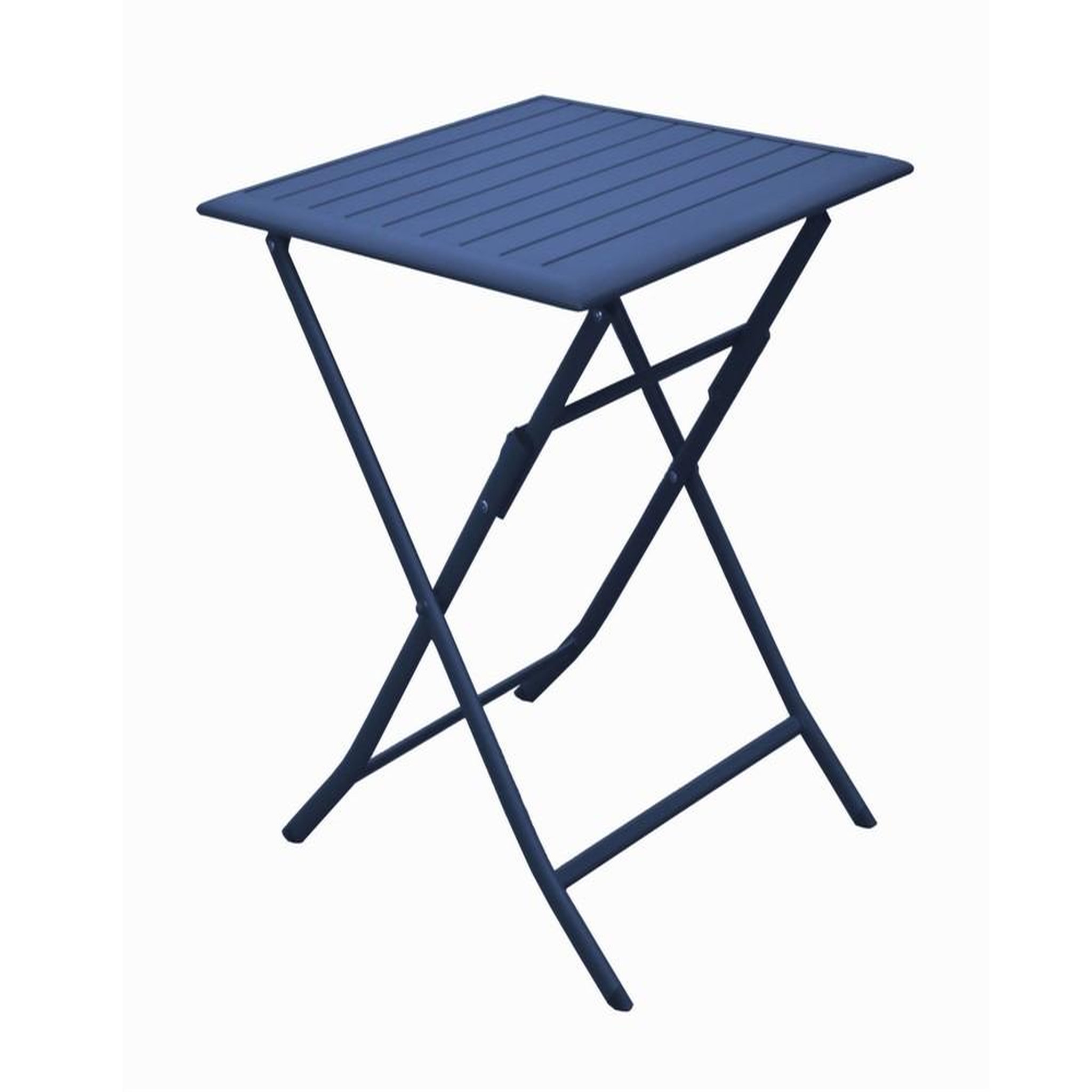 Proloisirs Table de jardin carrée Lorita - bleu 70 x 71 x 70 cm