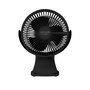 Voir la diapositive 1 : ADLER Ventilateur 2-en-1 Adler Europe rechargeable noir